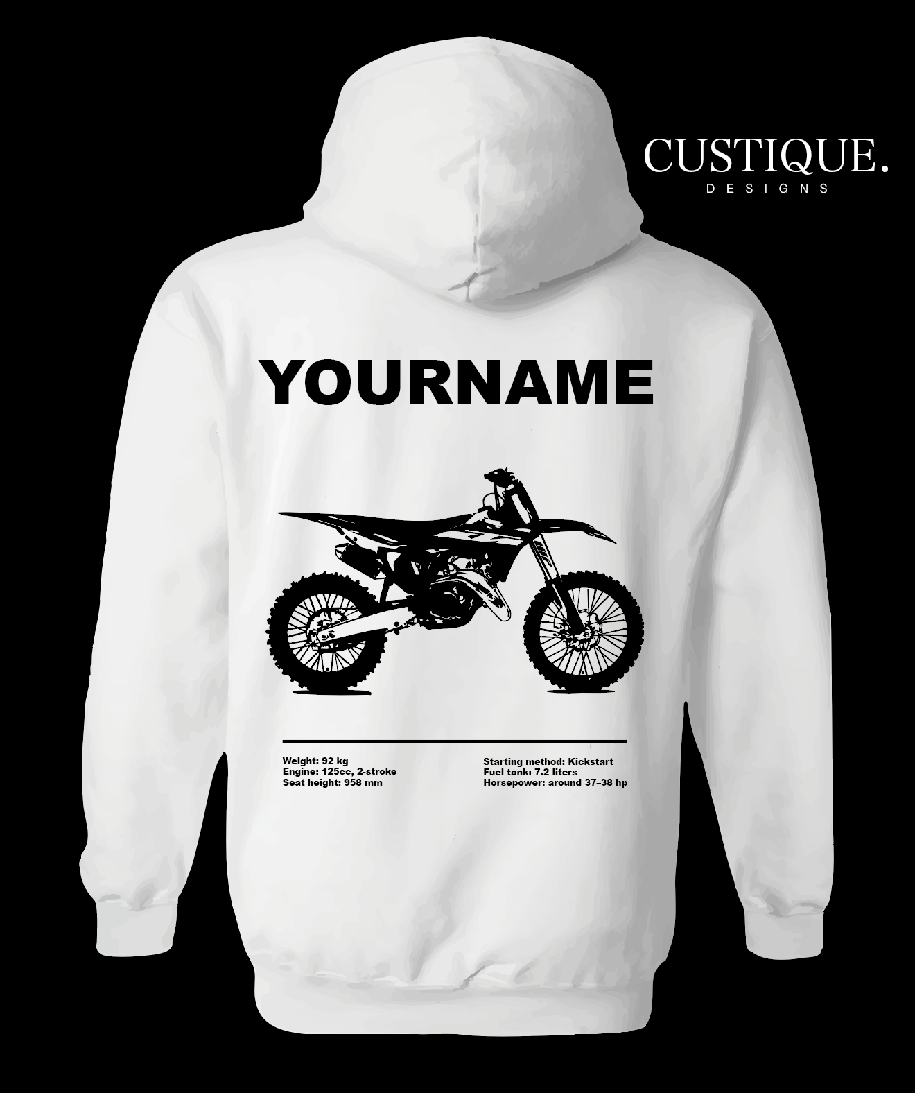 Custom hoodie - ktm SX 125