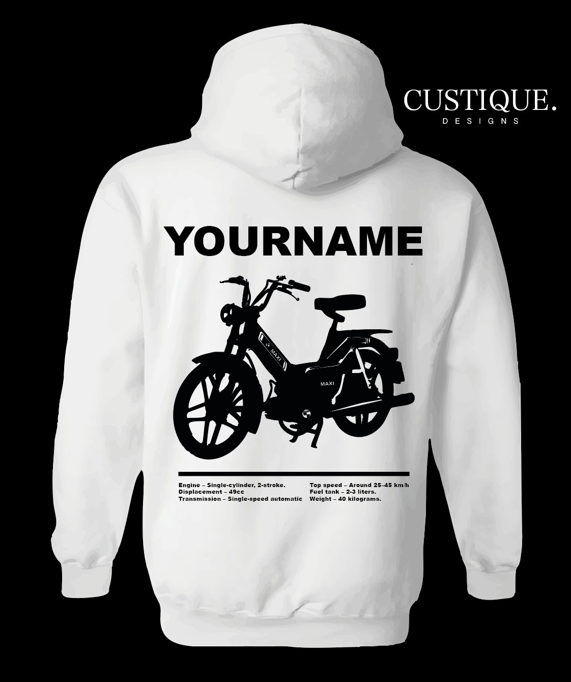 Custom hoodie - Puch Maxi