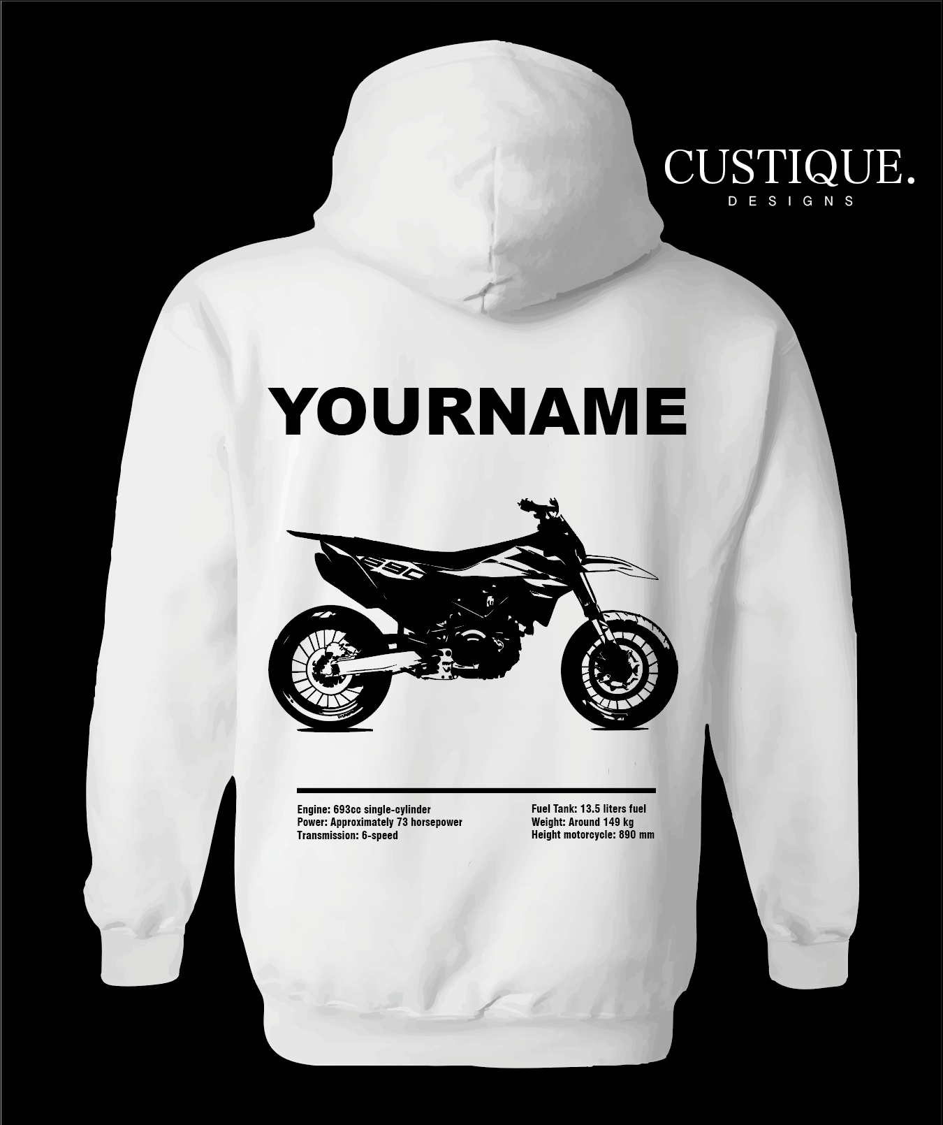Custom hoodie - KTM SMCR 690