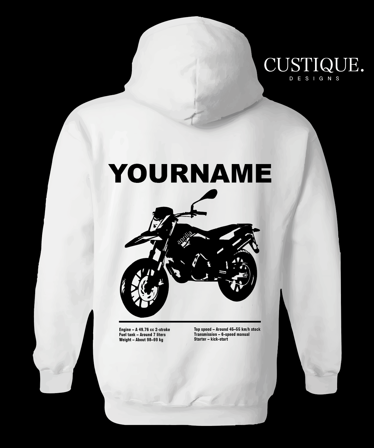 Custom hoodie - Aprilia sx50