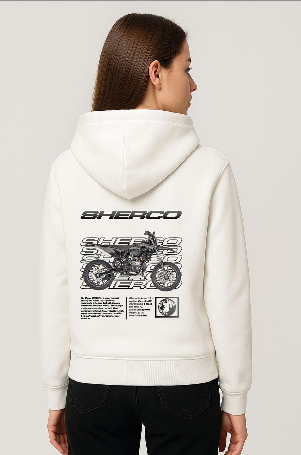 Sherco SM hoodie - Full colour