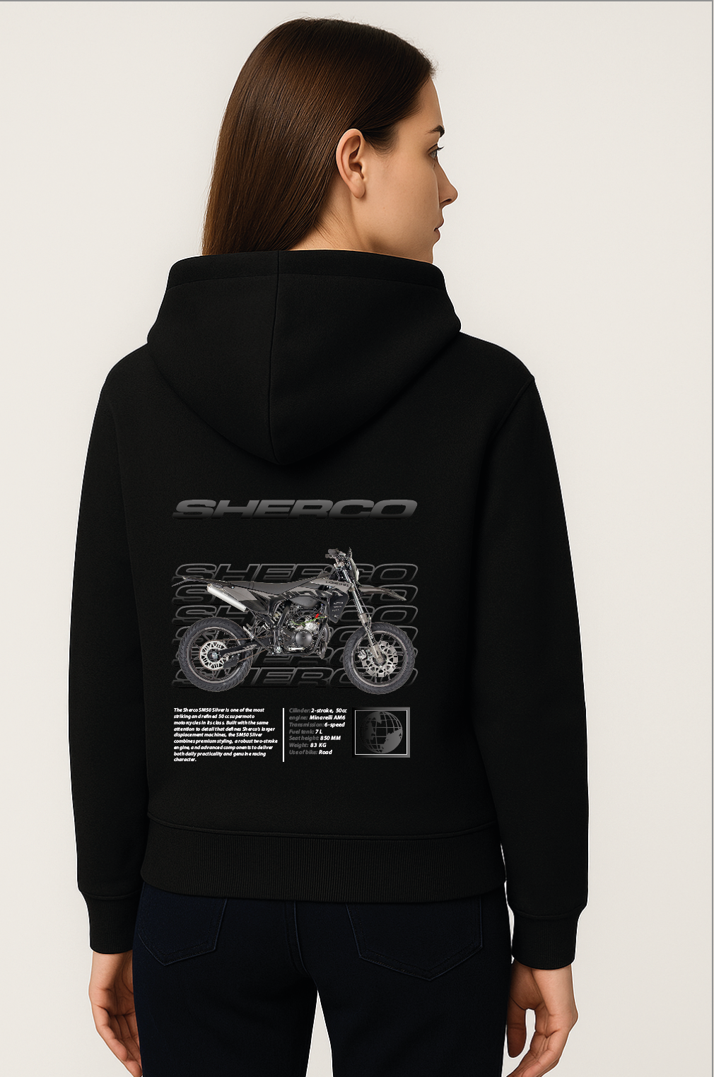 Sherco SM hoodie - Full colour