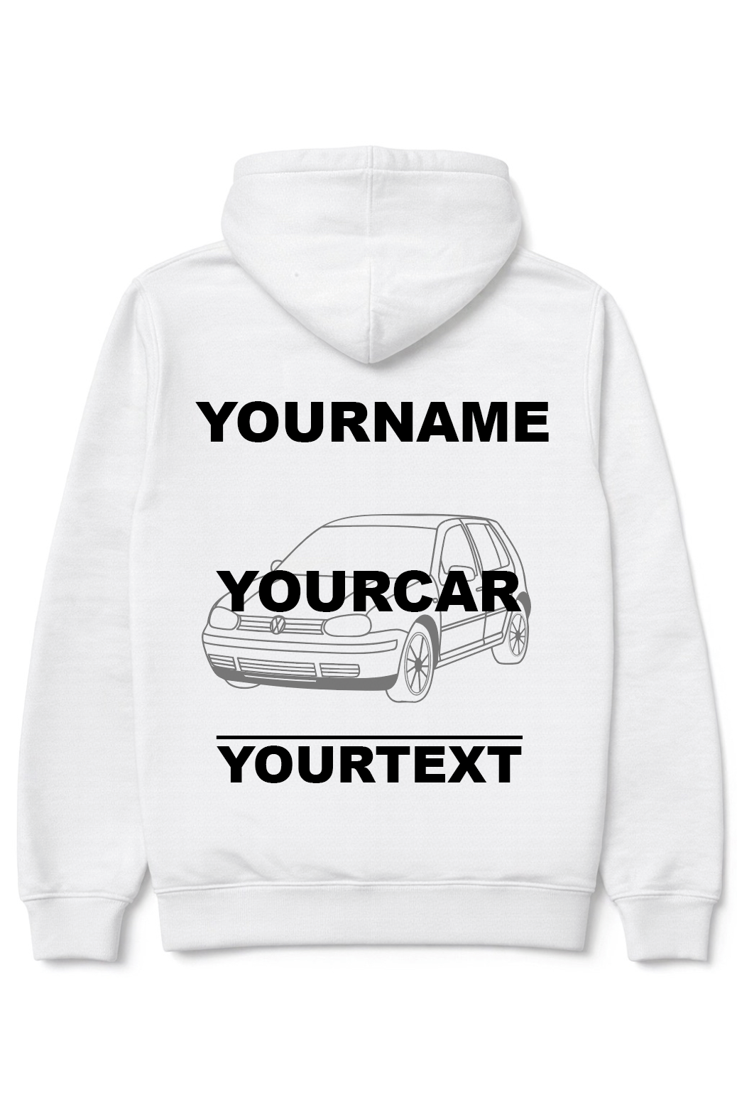 Custom made hoodie - Car, tractor or truck.