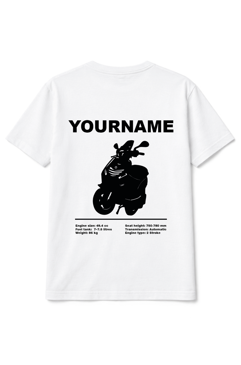 Piaggio zip T-shirt