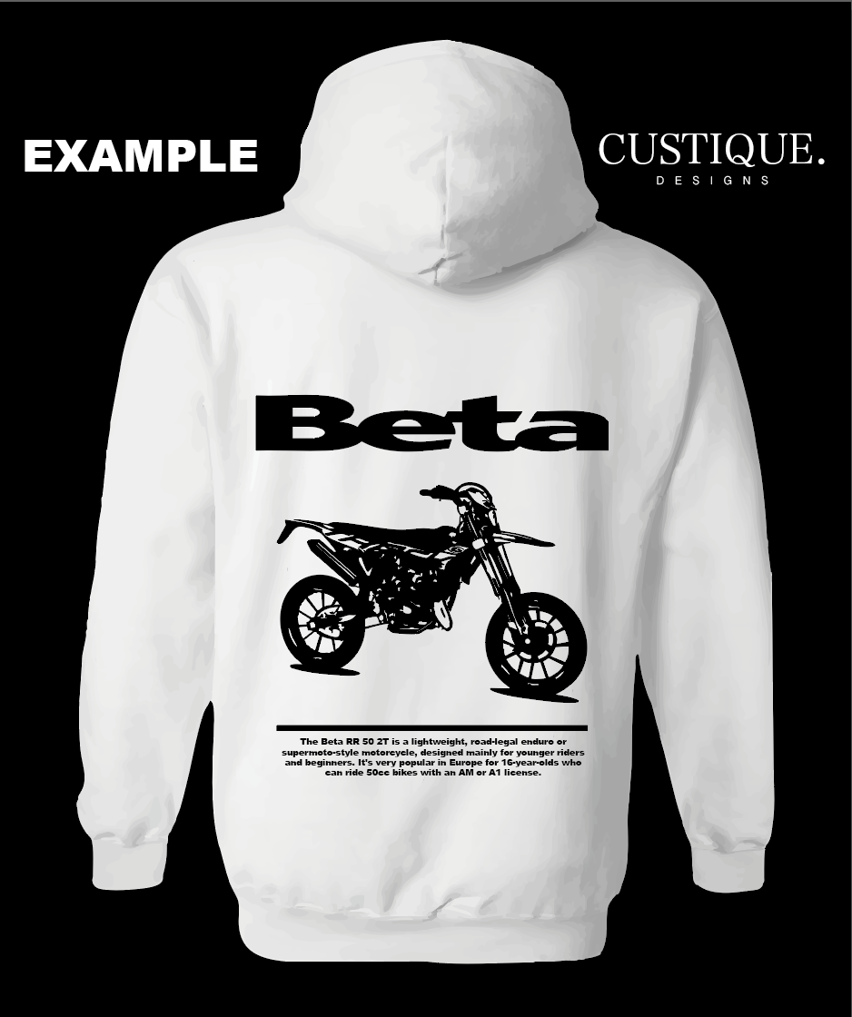 Custom made hoodie - Your vehicle