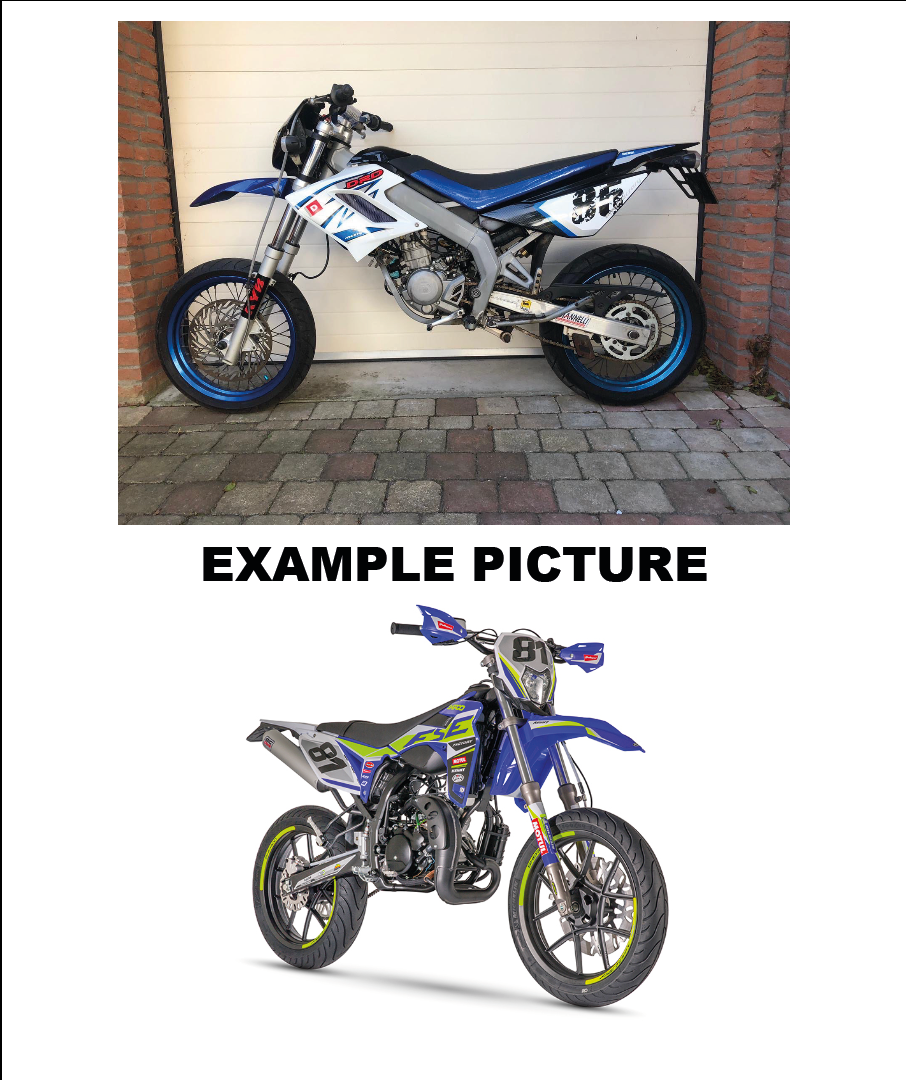 Custom made hoodie - Your Motorcyle, moped or scooter.