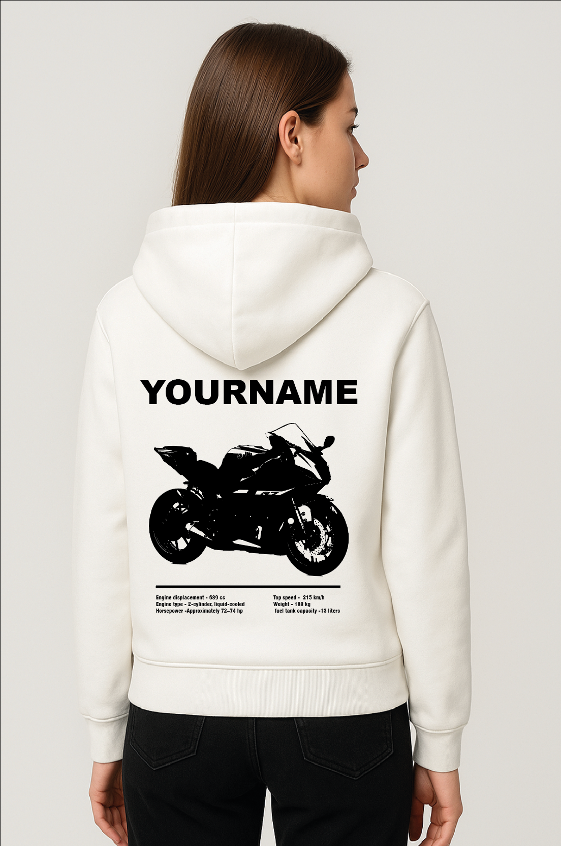 Custom hoodie - Yamaha R7