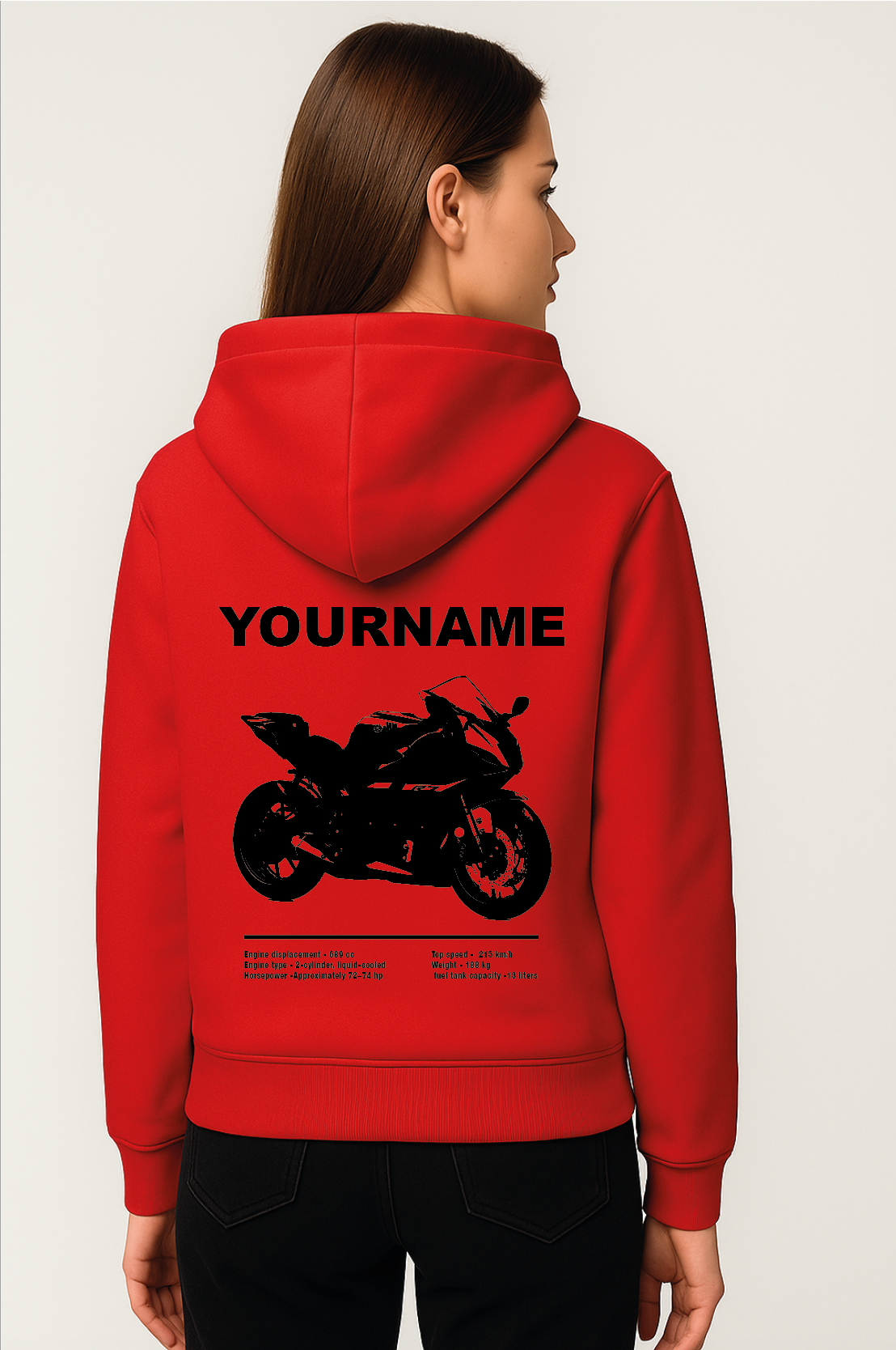 Custom hoodie - Yamaha R7