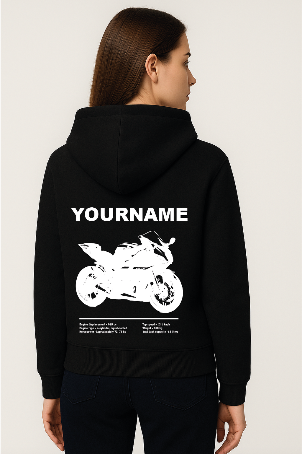 Custom hoodie - Yamaha R7