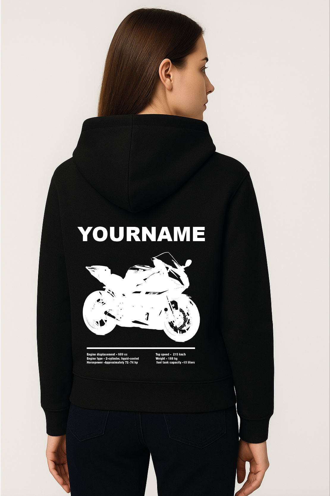 Custom hoodie - Yamaha R7