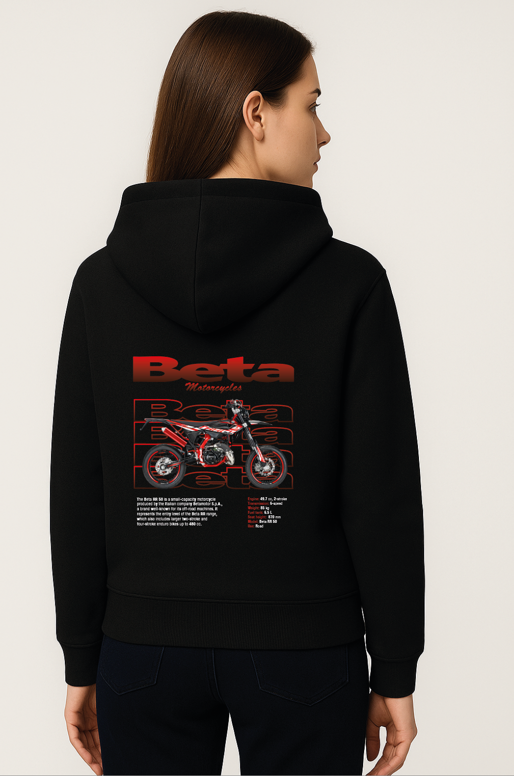 Beta rr50 hoodie - Full colour