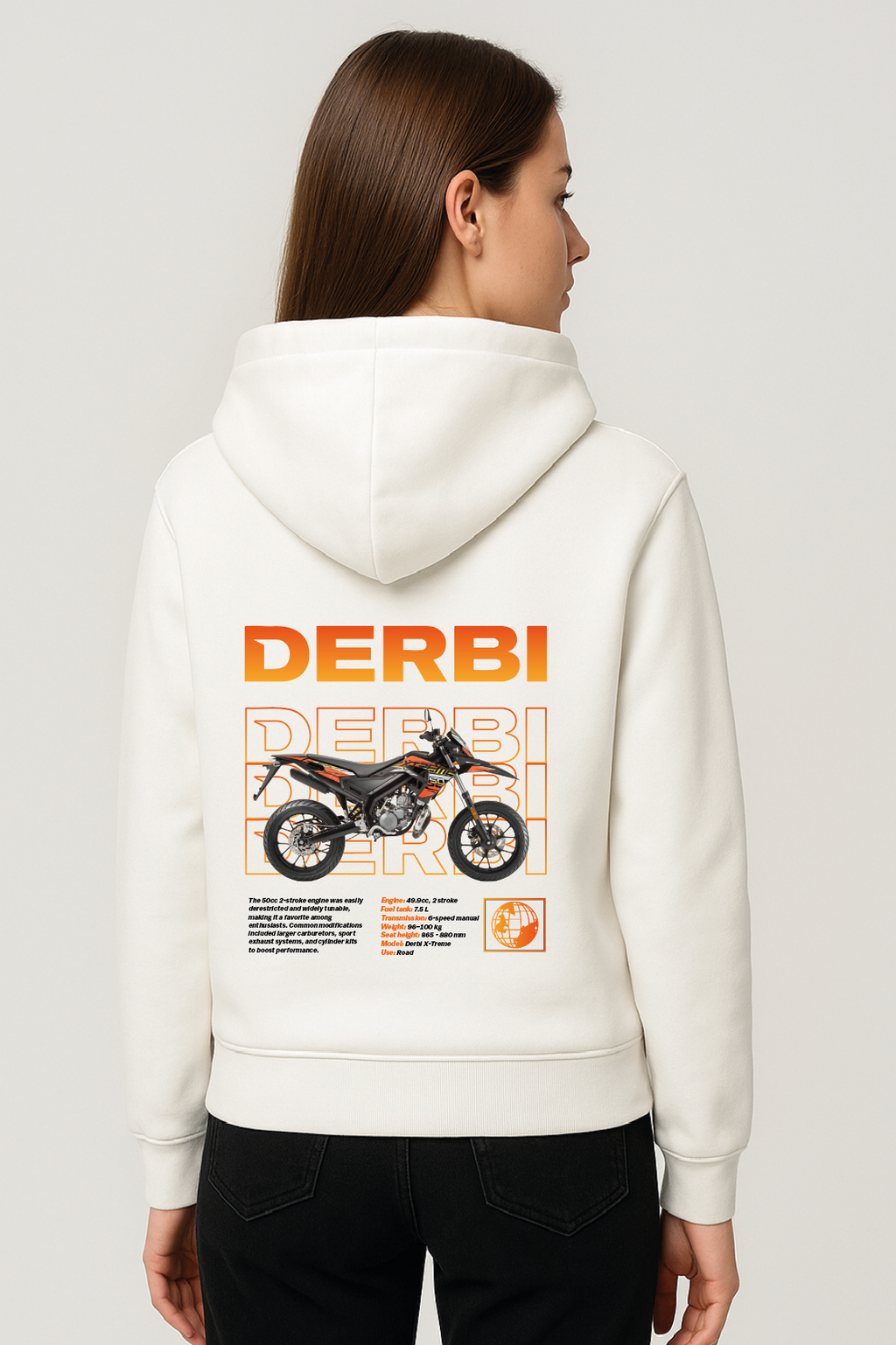 Derbi hoodie - Full colour
