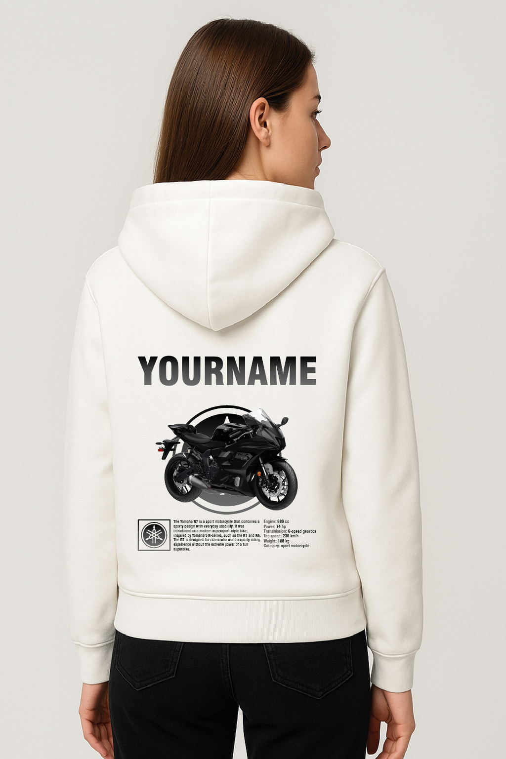 Yamaha R7 hoodie - Full colour