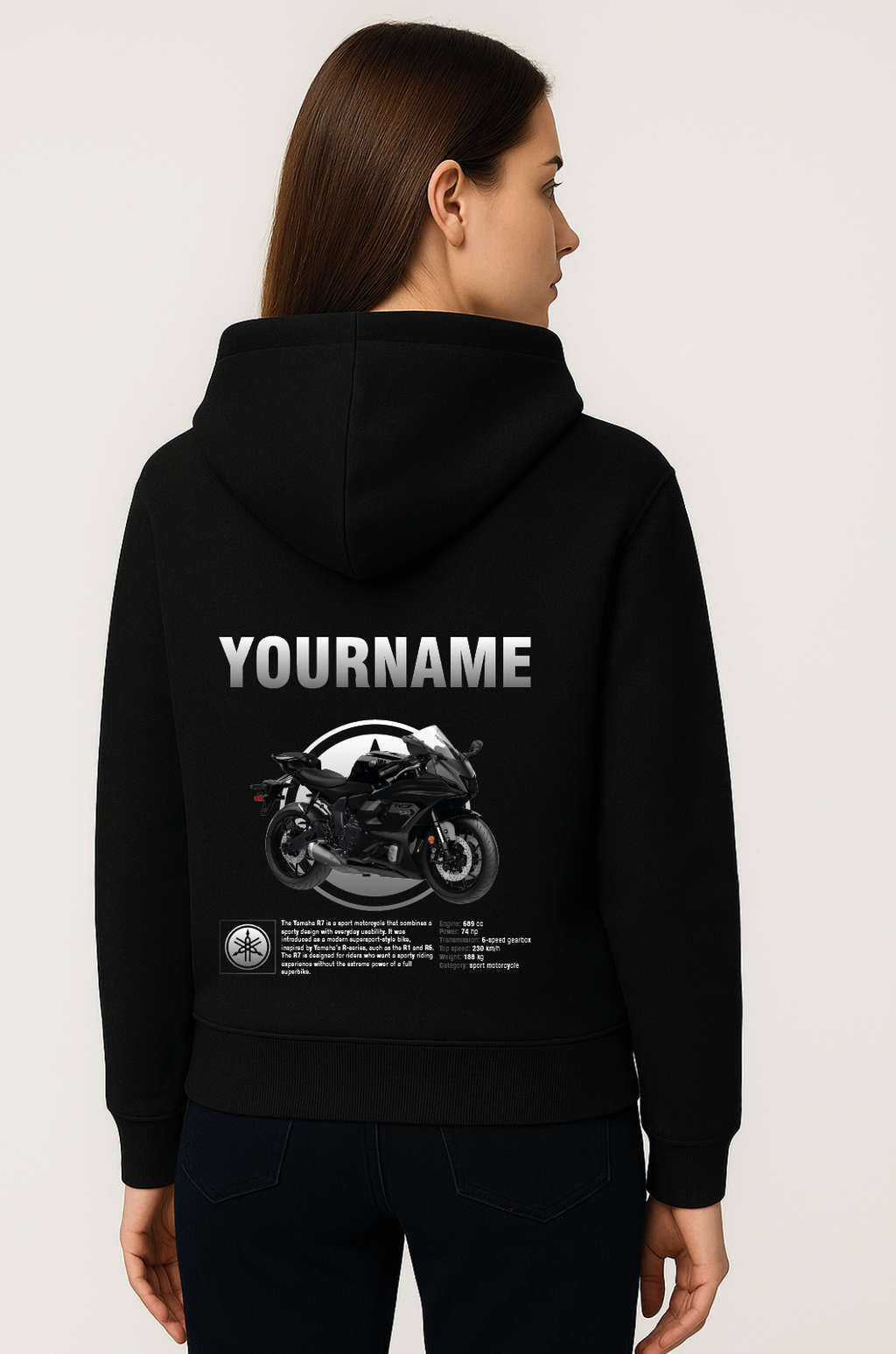 Yamaha R7 hoodie - Full colour