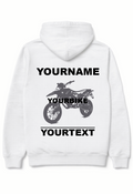 Custom made hoodie - Your Motorcyle, moped or scooter.