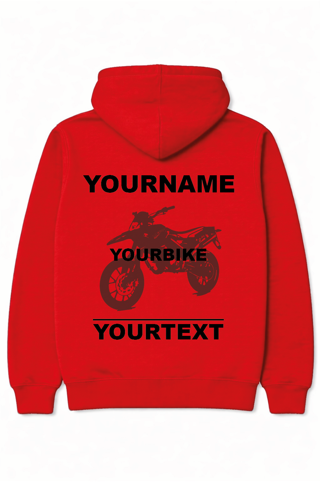 Custom made hoodie - Your Motorcyle, moped or scooter.