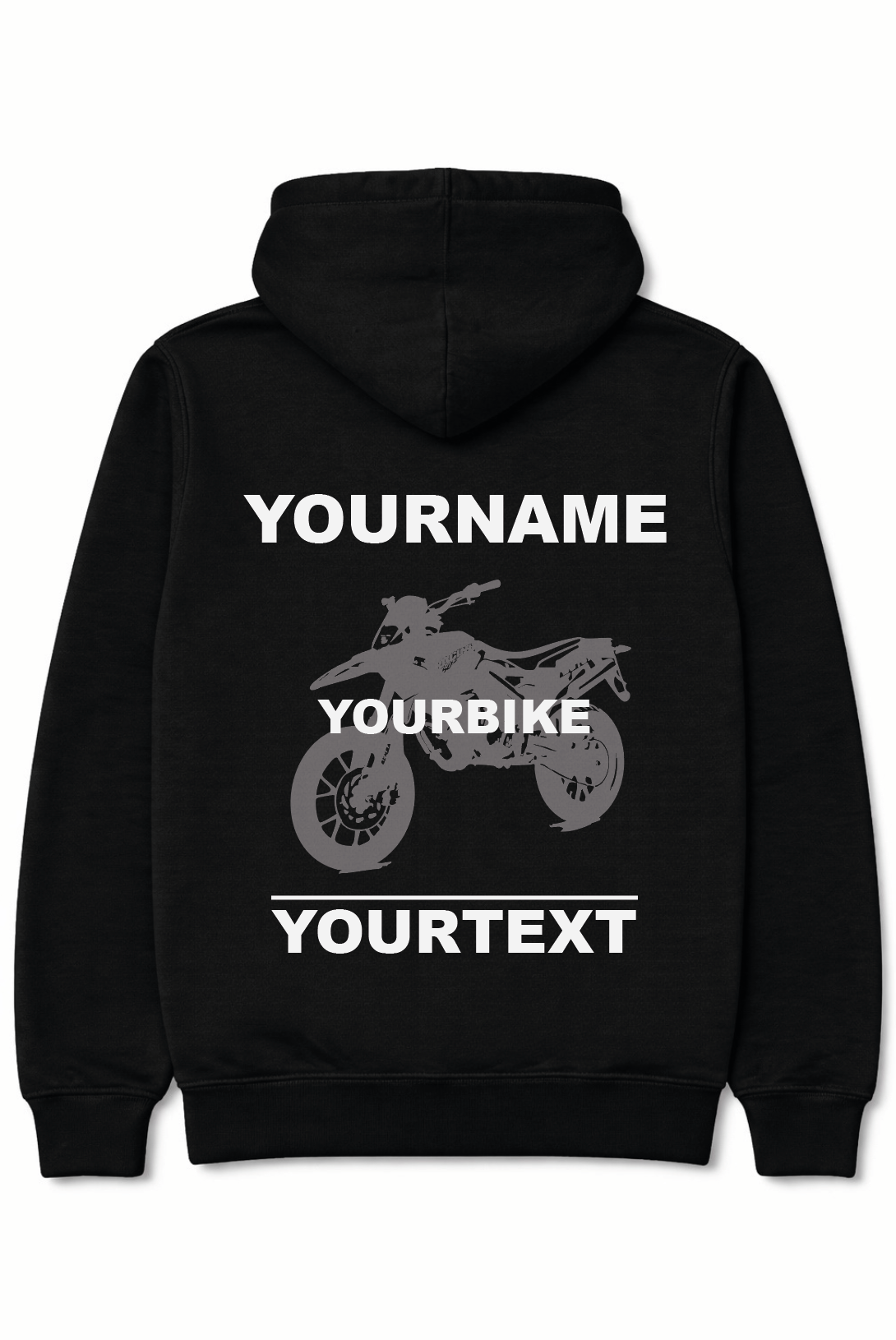 Custom made hoodie - Your Motorcyle, moped or scooter.