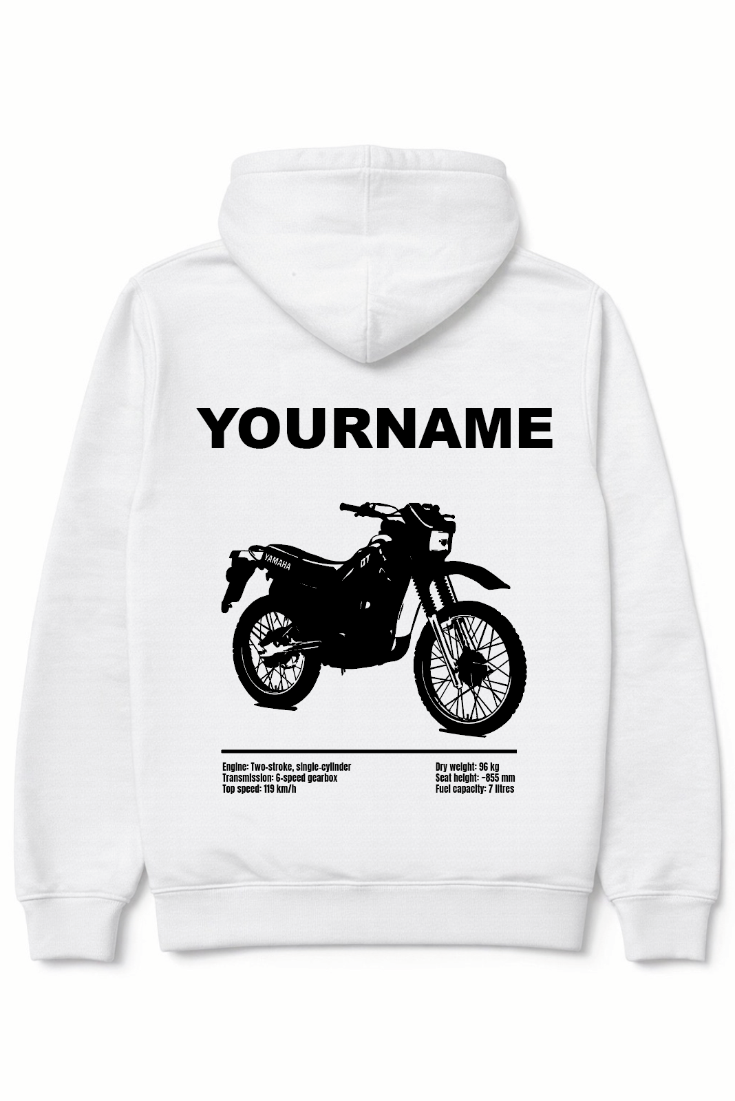 Yamaha DT125 hoodie