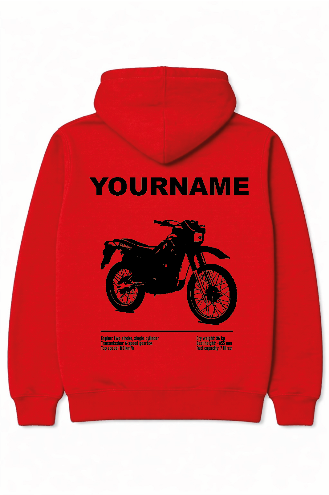 Yamaha DT125 hoodie