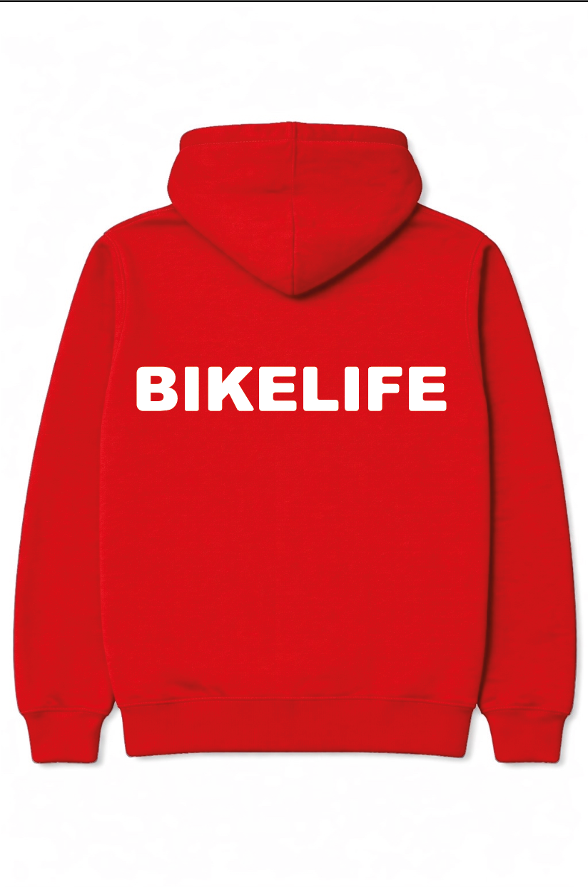 Bikelife hoodie - puffy 3D effect