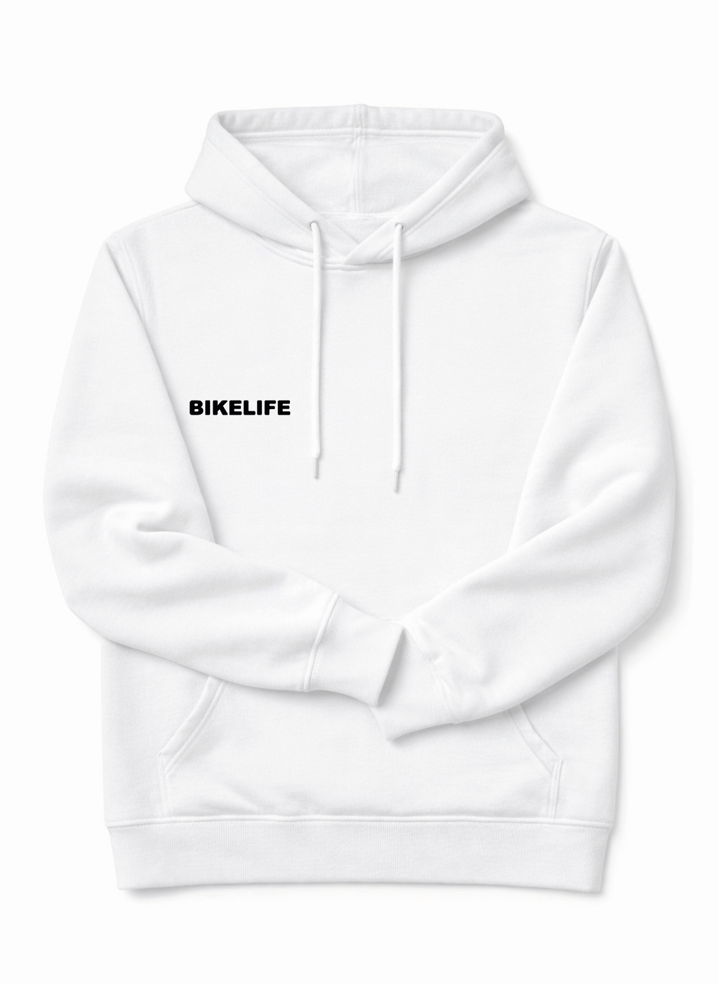 Bikelife hoodie - puffy 3D effect