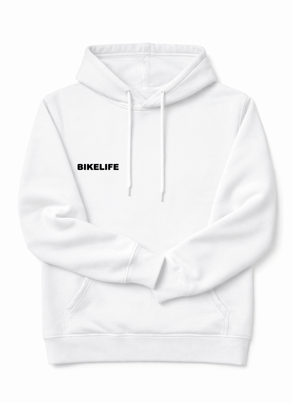 Bikelife hoodie - puffy 3D effect