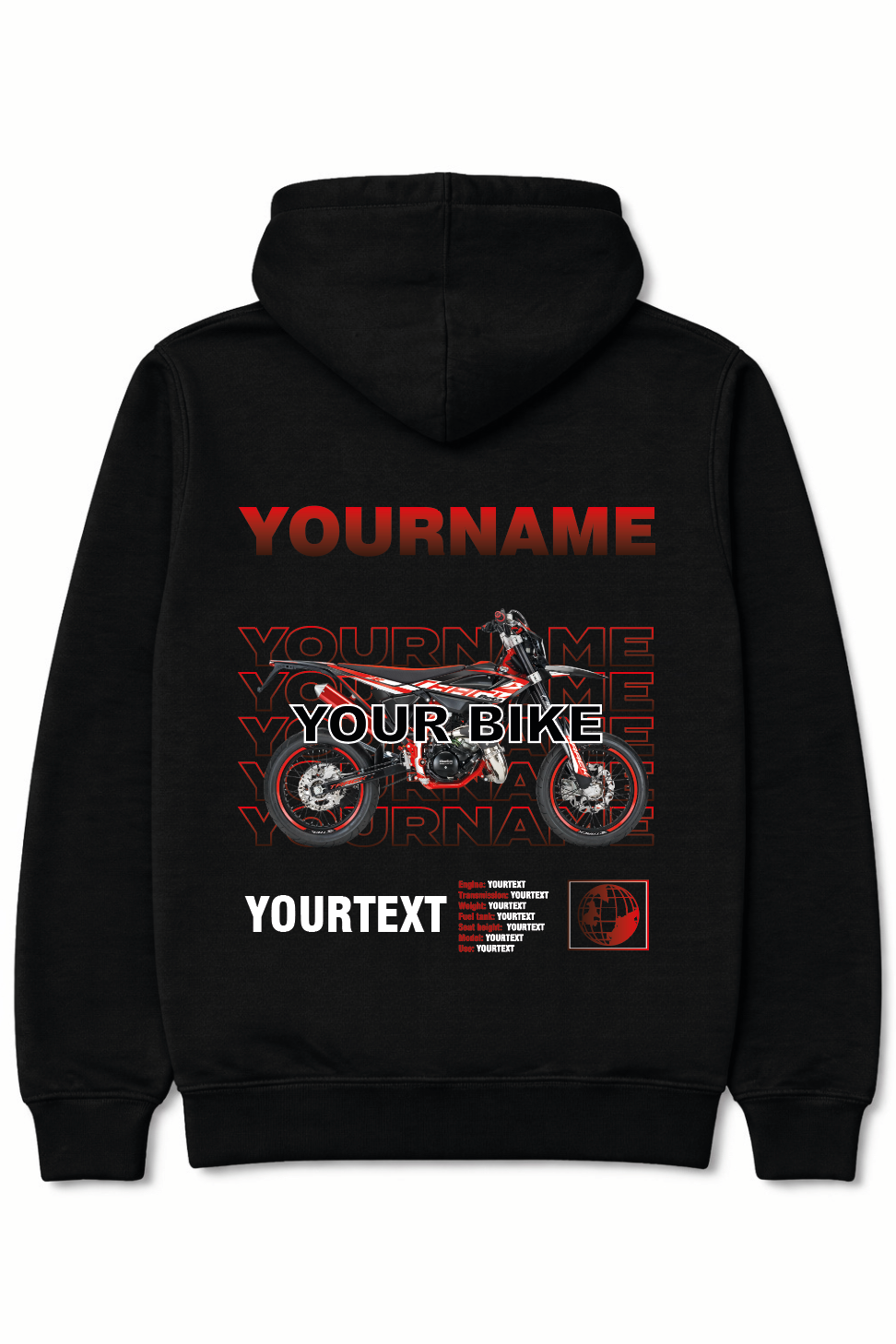 Custom vehicle hoodie - Full colour